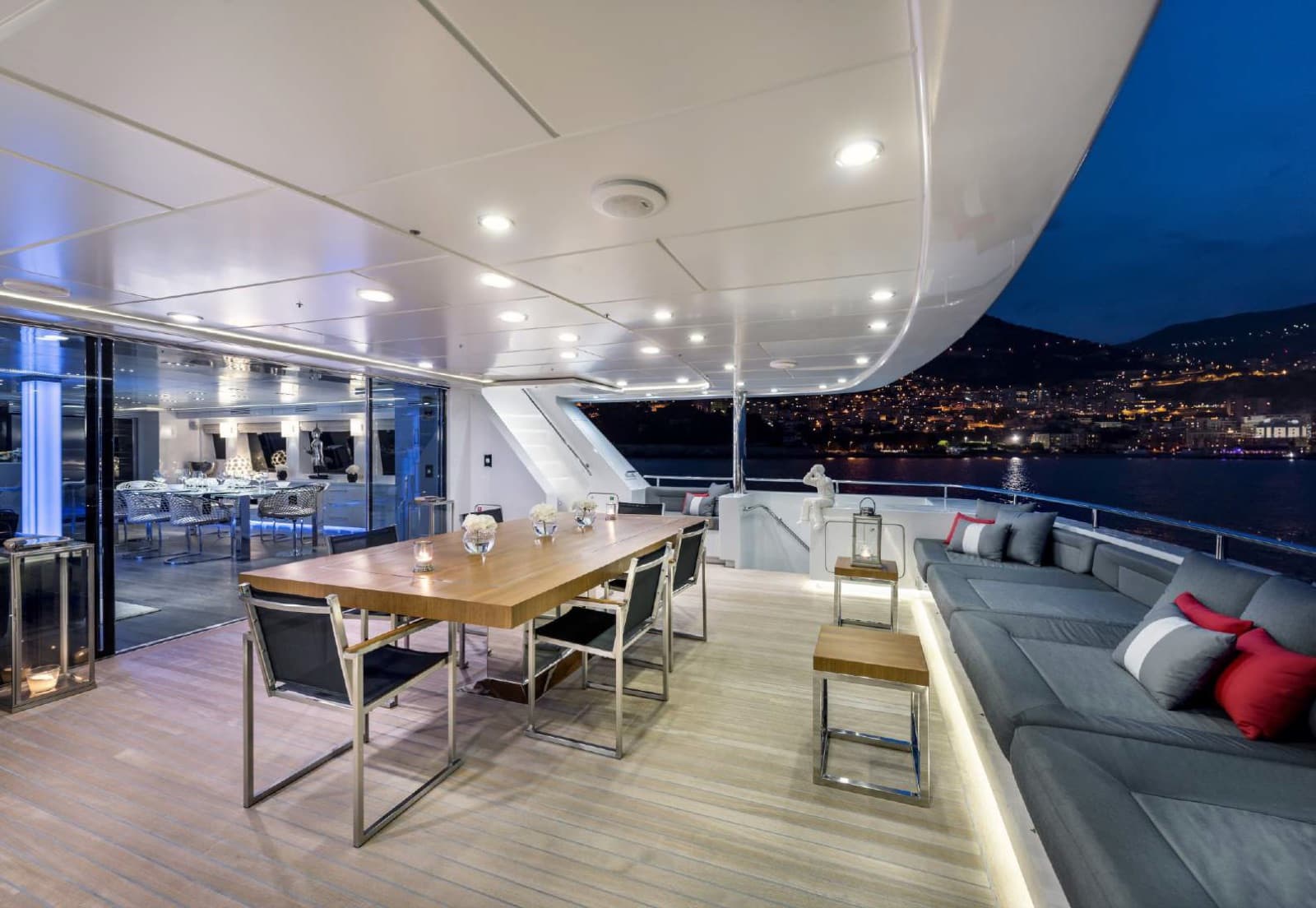 Superyacht under management